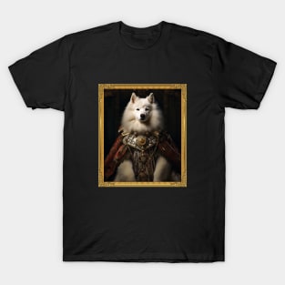 Regal Samoyed - Medieval Russian Tsar (Framed) T-Shirt